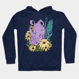 Lavender Rhino Hoodie